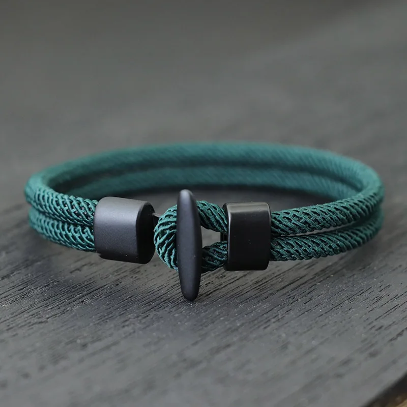 Nautisches Seilarmband Homme Outdoor Camping Abenteuer Armband Pulsera Roja Tela Handzubehör Wikinger Schmuck Punk Joias – Detail 9