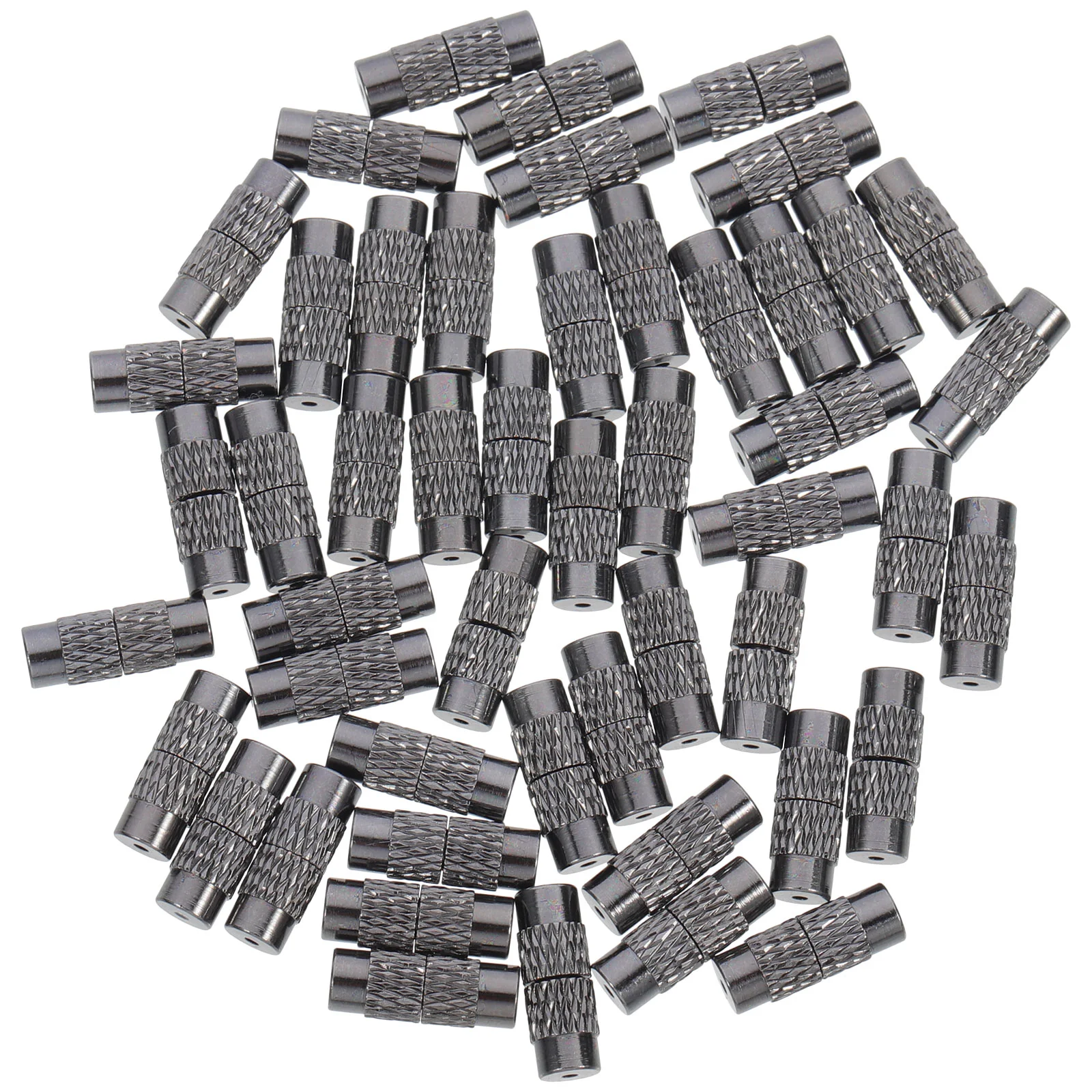 

50pcs Necklace Screw Copper Clasps DIY Jewelry End Twist Clasps Bracelet End Caps