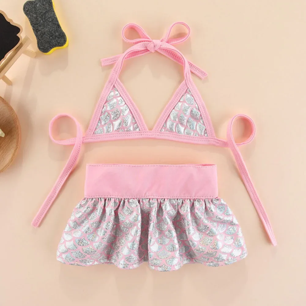 Funny Dog Swimwear Bikini Summer Girl Dog Clothing Beach Swimsuit Puppy Bathing Suit Cooling Pet Skirt for Small Cat Apparel
