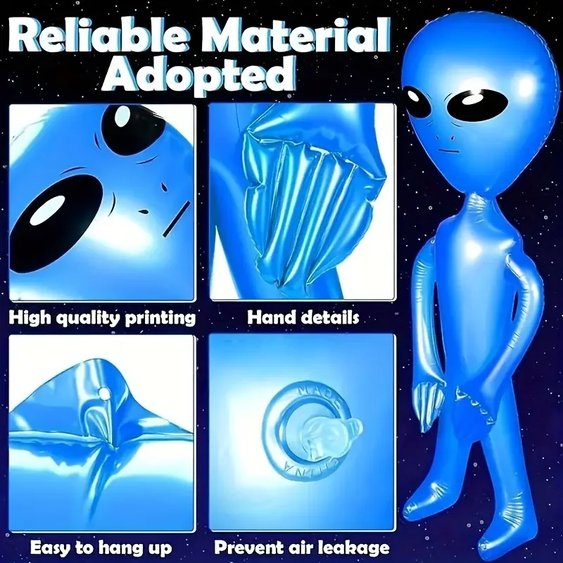 Cross-border Inflatable Alien Doll Halloween Bar Decoration Toy