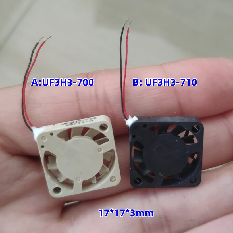 Ultra-thin Cooling Fan 17*17*3mm 1.7cm 3V 5V UF3H3 1703 USB large air flow 2wires