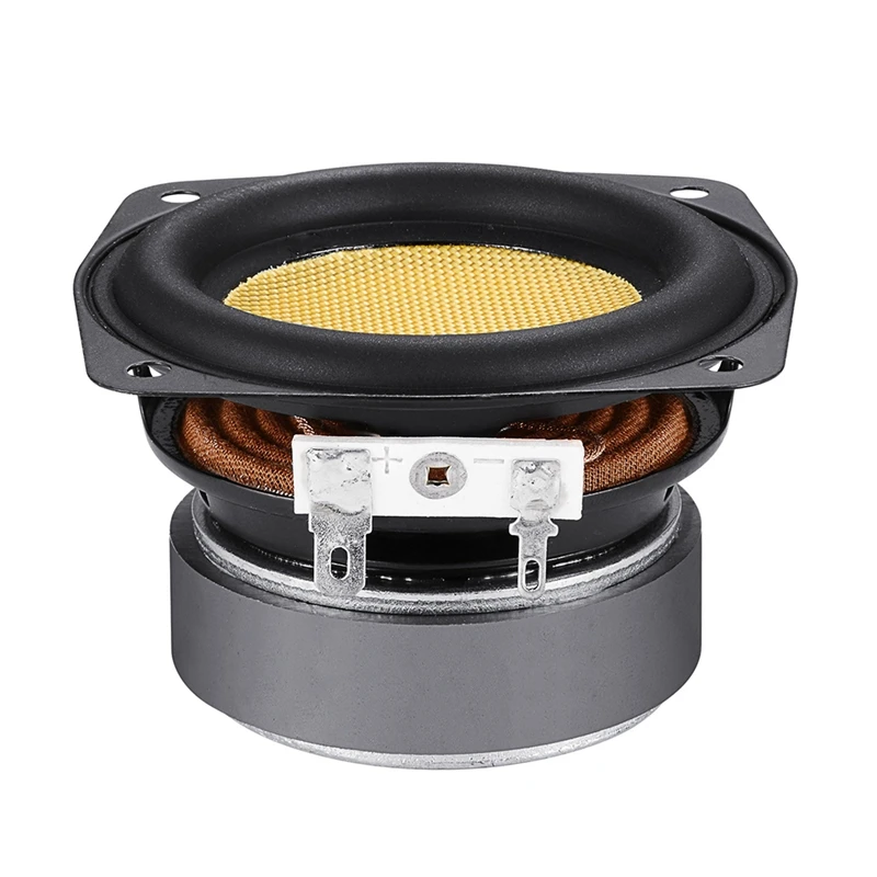 ABAC-2Pcs 3 Inch Portable Aduio Speaker 4 Ohm 20W Full Range Sound Speaker Multimedia Loudspeaker Desktop Bookshelf Audio