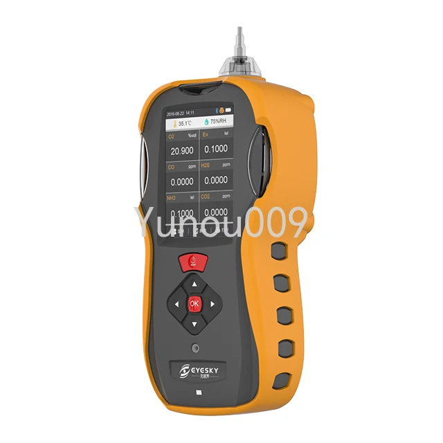 

With-in High Precision Sensors Iso9001 Certirficate 6 in 1 Portable Gas Detection CO CO2 H2S NH3 O2 VOC CH4 Multi Gas Detector