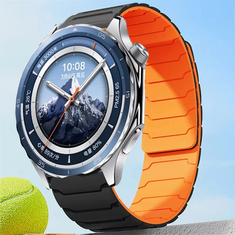 22mm Magnetic Silicone Strap - Universal Smartwatch Band Replacement