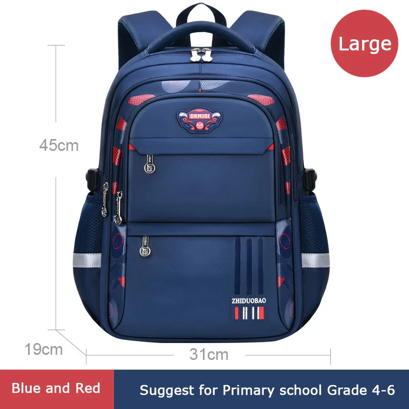 large blue and red