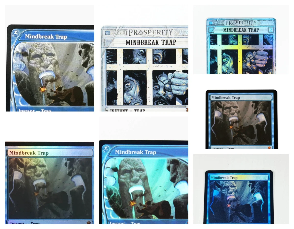 [Mindbreak Trap] Holo /Foil TCG Magical Cards Game Black Top Quality Proxy Playing Cards Board Game Trading Proxy