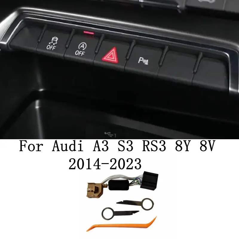 Per Audi A3 S3 Rs3 8V 8Y 2014-2023 Car Auto Start & Stop Canceller Stop Start Motore Eliminatore Dispositivo Spina Disabilita Cavo