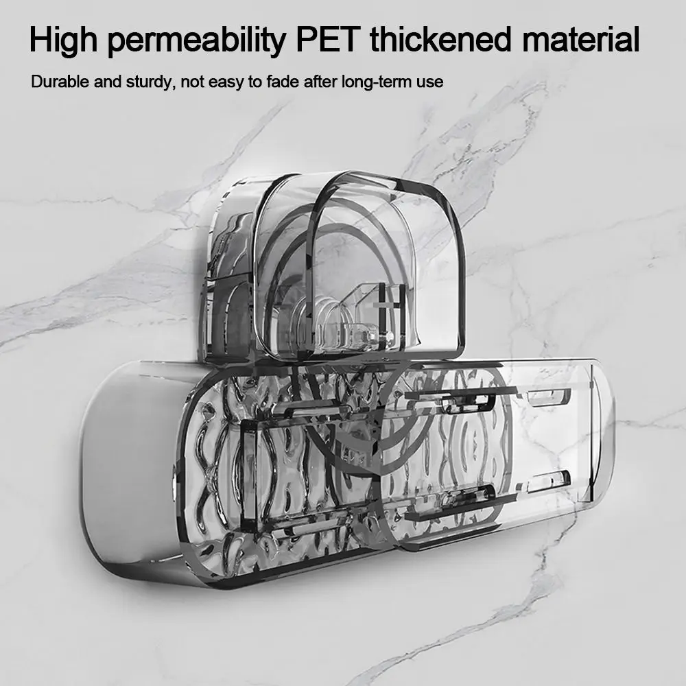 자체 접착 소켓 고정 장치, 신형 벽걸이 플러그인, 탈착식 펀치 프리 와이어 정리함 랙
