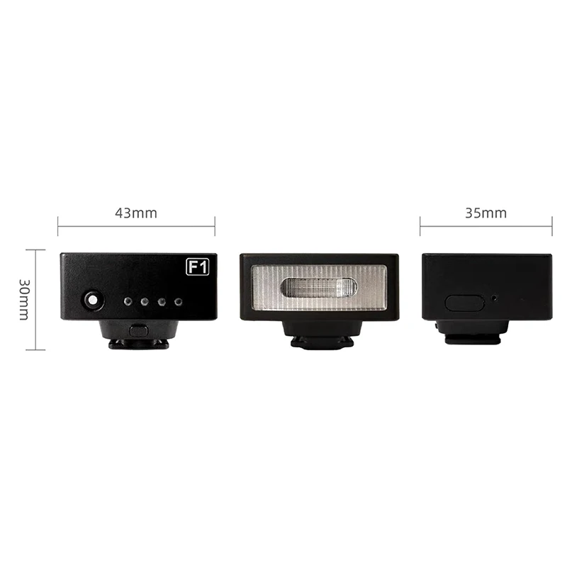 Mini Hot Shoe Rechargeable Miniature Camera Macro Xenon Flash for Mirrorless Digital Camera A7C DLUX5 GRIII GR2 GR3 GR3x ZV1