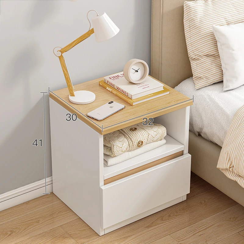 

Narrow Simple Bedside Table Modern Small Dresser Created Bedside Table Removable Coffee Low Szafki Nocne Auxiliary Furniture GG