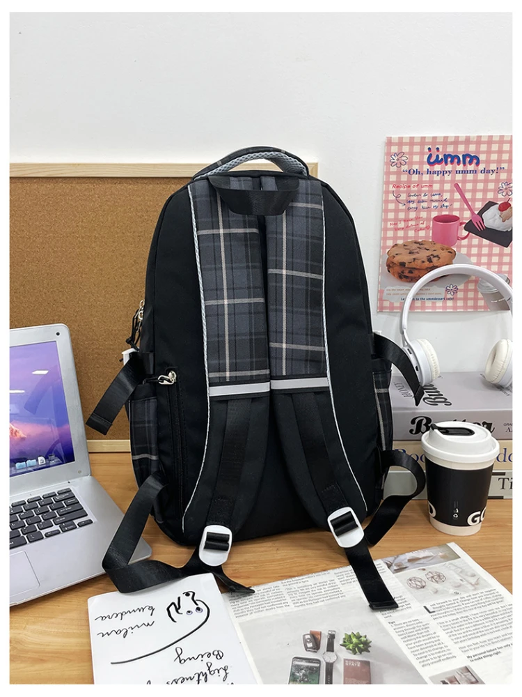 Sanrio Kurome Backpack Cute Large Capacity Cartoon Backpack 3-6th Grade Junior High School Students High School School Bag Women