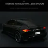 1:24 Tesla Roadster MODEL Y Model 3 Tesla model S Alloy Toy Car Sound Light Children Toy Collectible Birthday gift 4