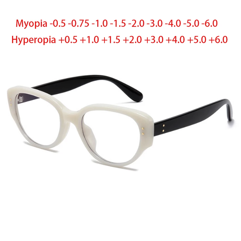 

TR90 Cat Eyes Frame Prescription Spectacles Myopia -0.5 To -6.0 , Fashion Hyperopia +0.5 to +6.0