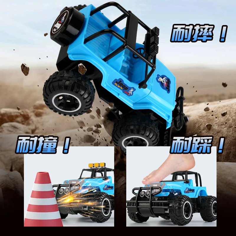New Remote Control Off-Road Vehicle High-Speed Charging Dynamic Remote Control Small Car Children'S Toy Racing Car Anti Fall 4