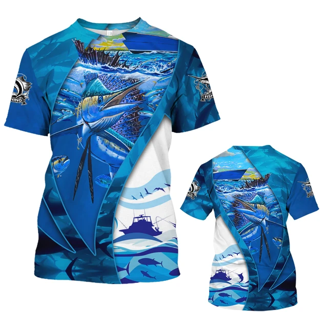 New Fishing T-Shirts Outdoor Fish 3D Print Streetwear Women Men Sports Casual  Fashion Oversized T Shirt Kids Tees Tops Clothing - AliExpress