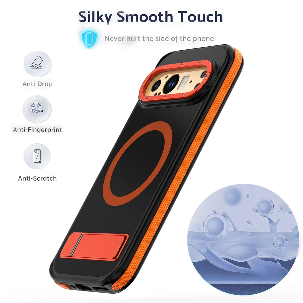 Magnetic Matte Shockproof Armor Phone Case with Magsafe Wireless Charging Compatibility