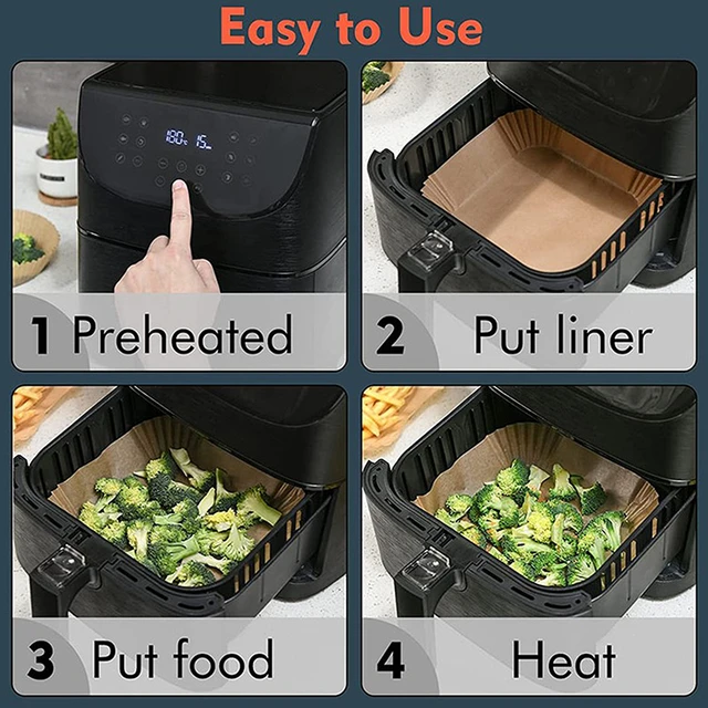 Air Fryer Disposable Baking Paper Liner Form Tray Kitchen Grill Parchment  Paper Air Fryer Accessories For 5'5 l &7'5 l