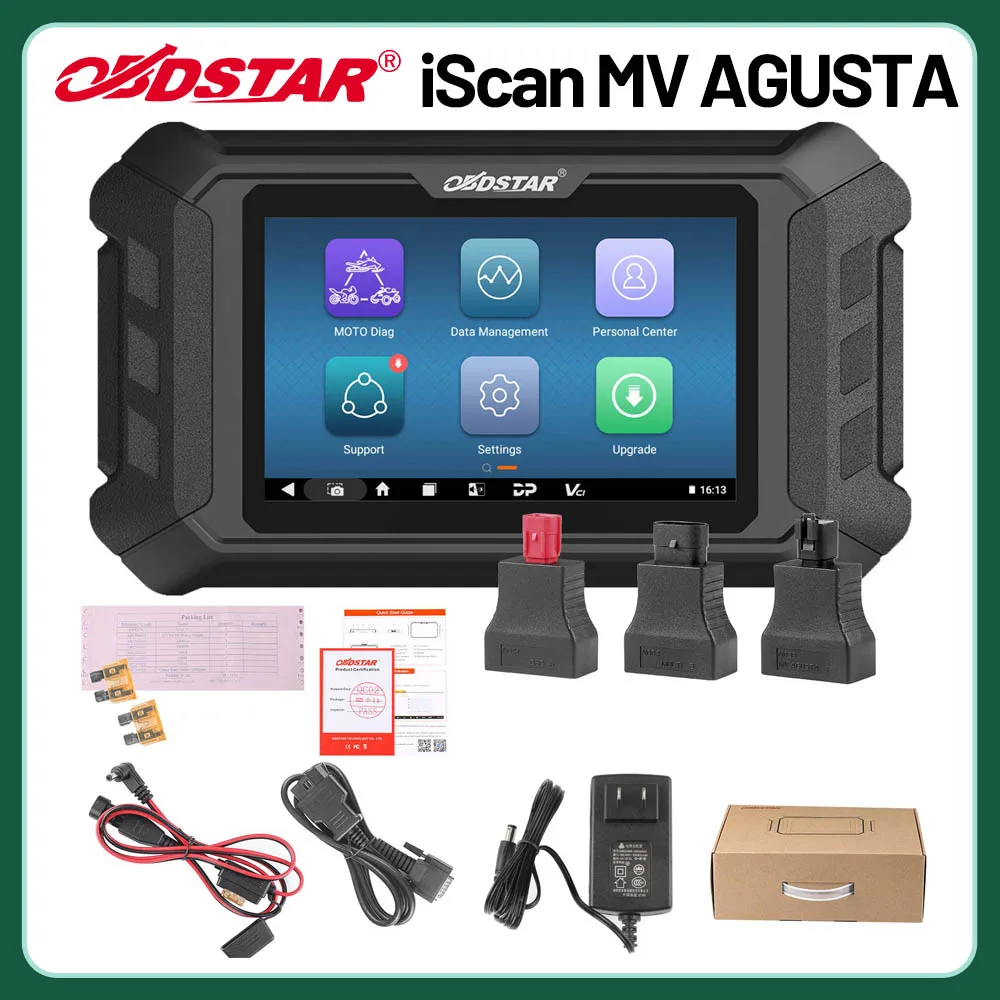 

OBDSTAR iScan for MV AGUSTA Motorcycle Diagnostic Scanner Support Multi-langauges Portable Tablet Scanner One year Free Update