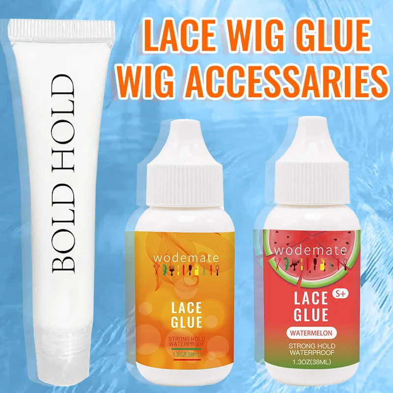 Front Wig Glue Waterproof Lace Glue Invisible for Wigs Strong Hold Wig Accessory Private Label for Frontal Closure Toupees