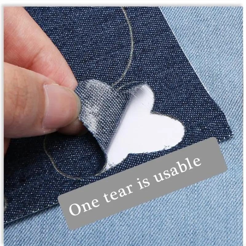 Jeansflecken Bügelspitzen Denims Patches Reparaturflecken für Kleidungsjacken Y08E – Detail 9