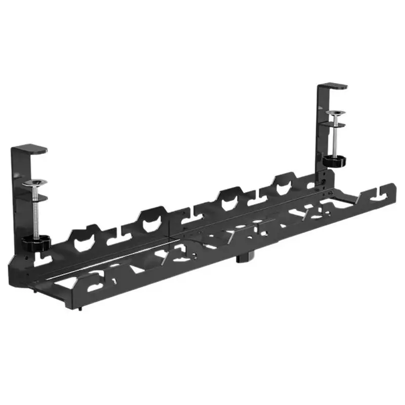 

Настольный органайзер для кабеля, лоток для кабеля под столом, без сверления, экономия места под столом, лоток для управления проводами для стола и дома