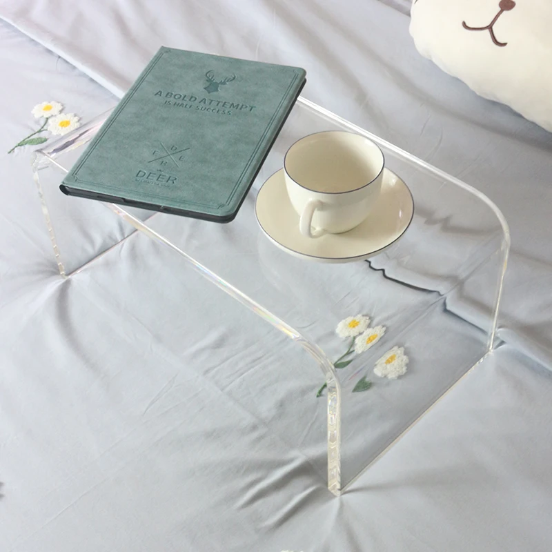 Acrylic Transparent Small Coffee Table Simple Bay Window Table Trending Creative Kang Table Tatami Low Table Bed Desk
