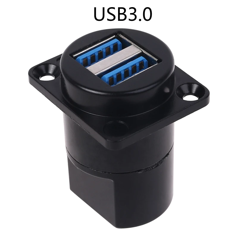 

D Type USB Connector Connector Female Socket Panel Mounted Connector Module Dropship