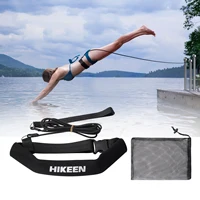 4M Adjustable Swimming Training Accessories Elastic Resistance Belt Pool in Place Safety Band Harness Stationary Tether For Kid 1