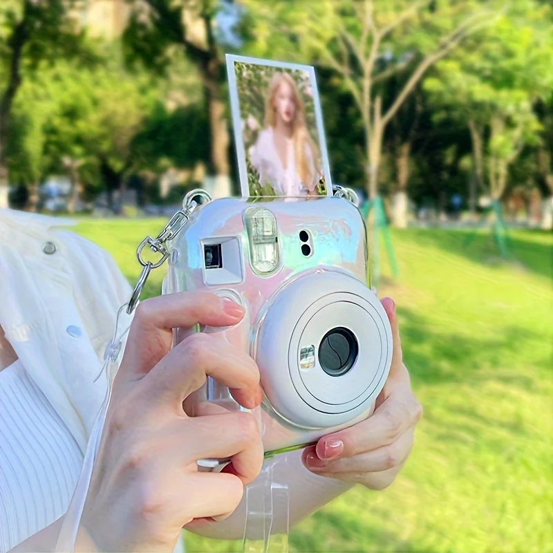 Camera storage case 1 Camera case for Instax Mini 12 camera with photo pocket and adjustable shoulder strap
