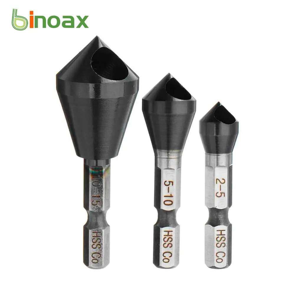 Сверло для зенковки Binoax TiAlN HSSCO M35