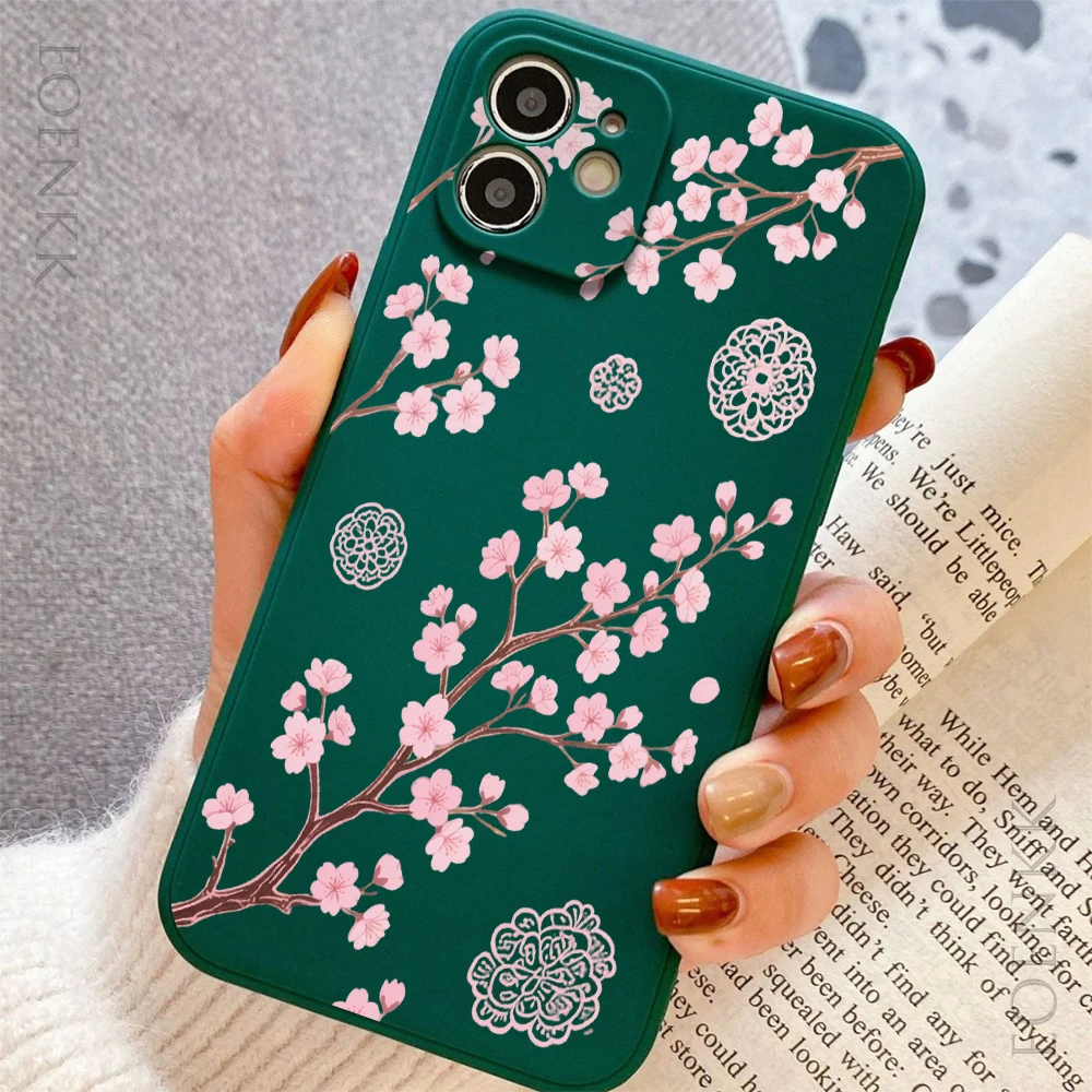 Pink Cherry Blossoms Slim Anti-Scratch Protective Case