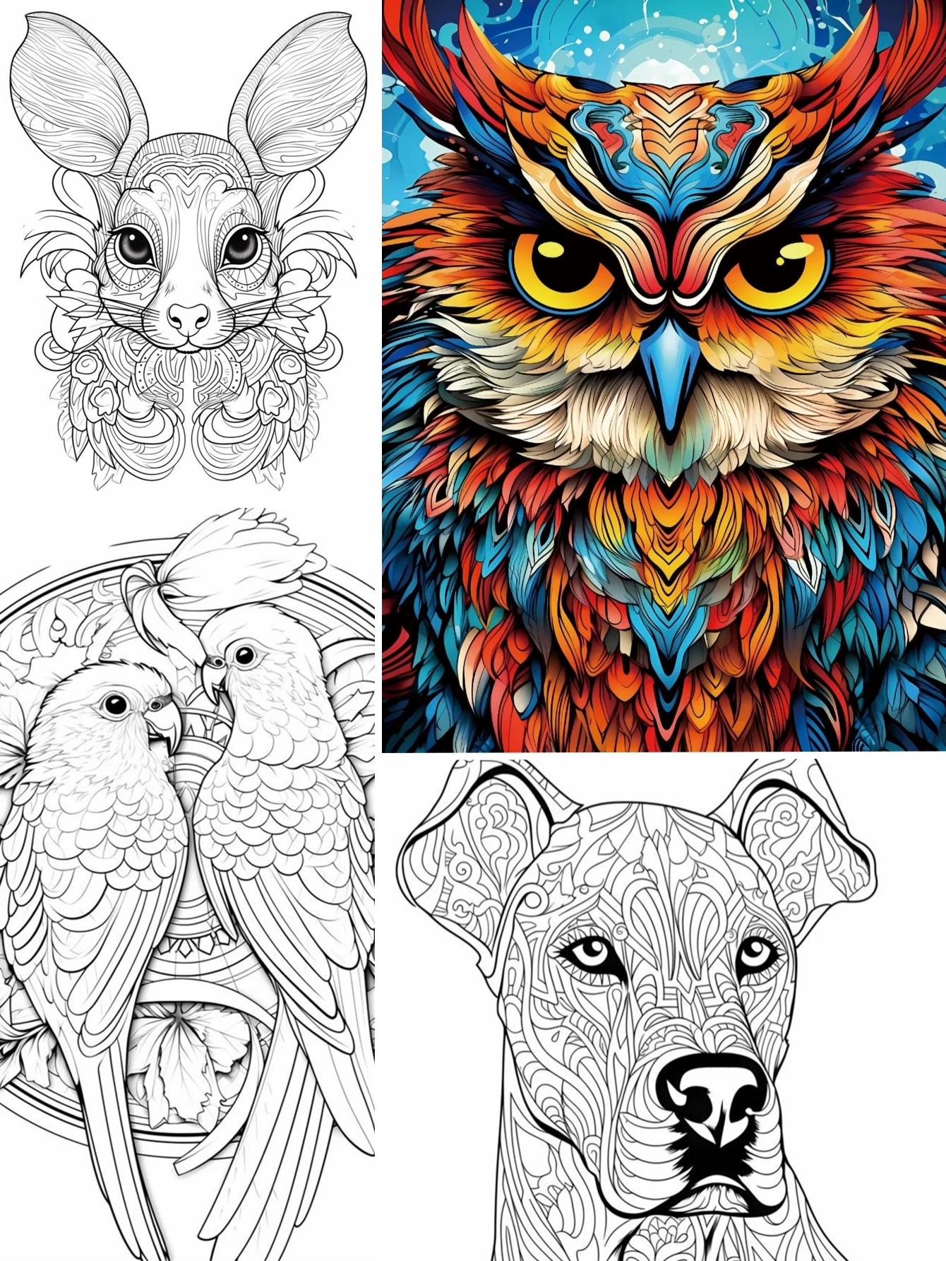 1pc Mandala Forest Art Coloring Book Original Upgraded Paper Thickened 22 Pages Coloring Books Gift For Holiday Birthday 3