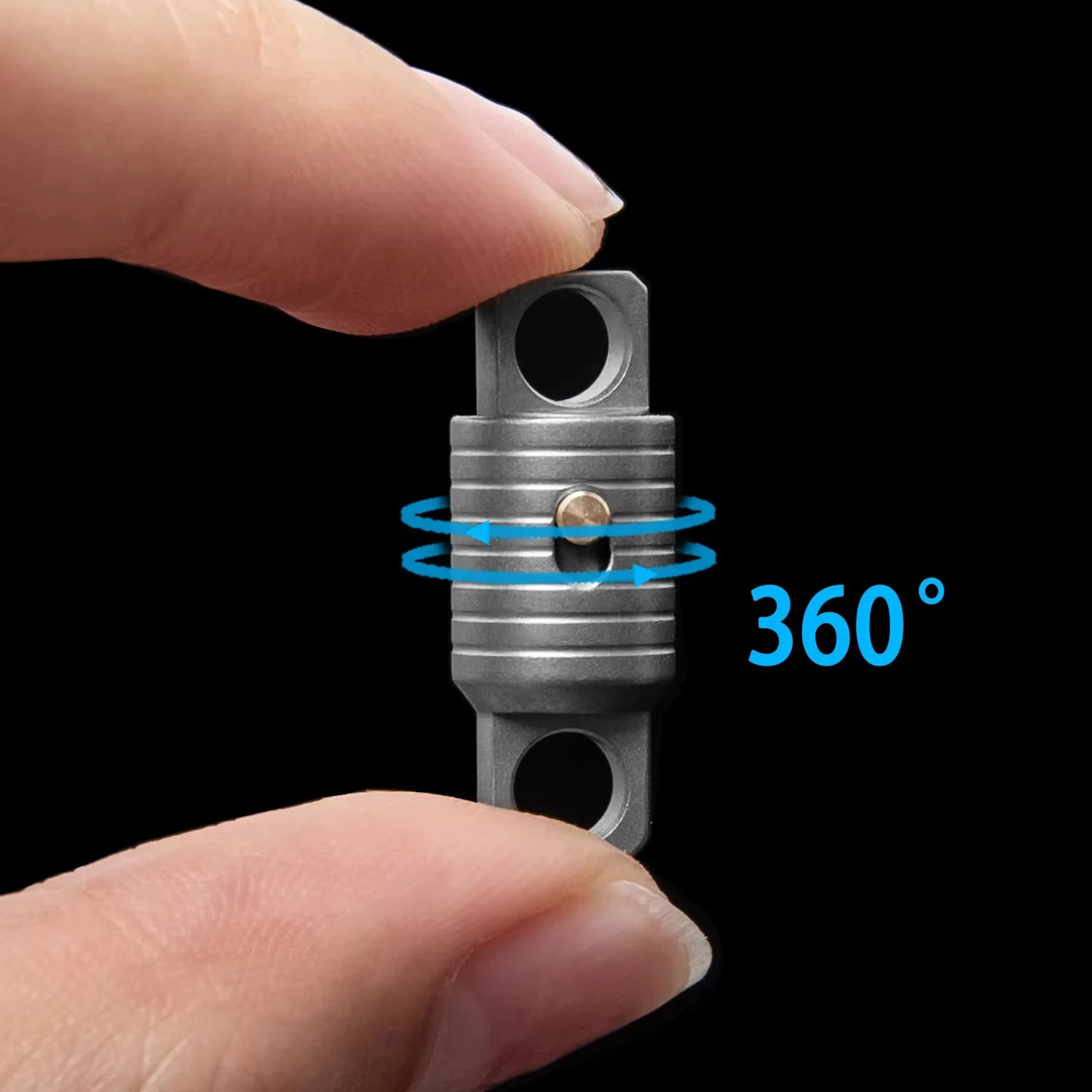 Titan-Schlüsselanhänger, stilvoller Schnellverschluss-Schlüsselanhänger, robuster Schlüsselanhänger, Premium-EDC-Schlüsselhalter für Outdoor-Aktivitäten, Edc-Reisen – Detail 3