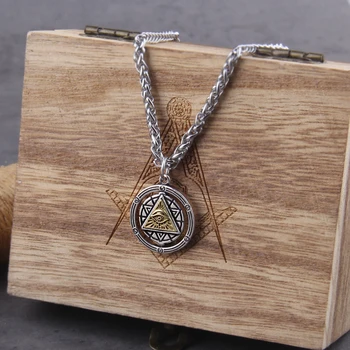👁️ Eye of Horus Pendant Necklace – Ancient Egyptian Protection Amulet with Wooden Box 1