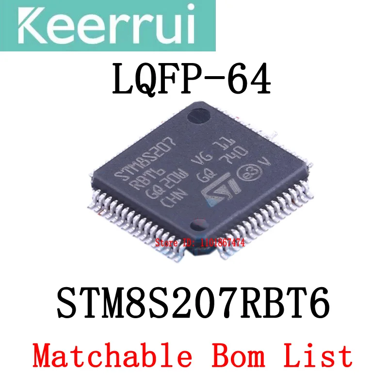 

1~1000pcs/LOT brand new original STM8S207RBT6 LQFP-64 STM8S207 RBT6 STM8S QFP64 STM MCU IC chip (can match BOM list table)