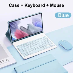Compact Magnetic Keyboard Case with Cover - Korean (Blue 2)