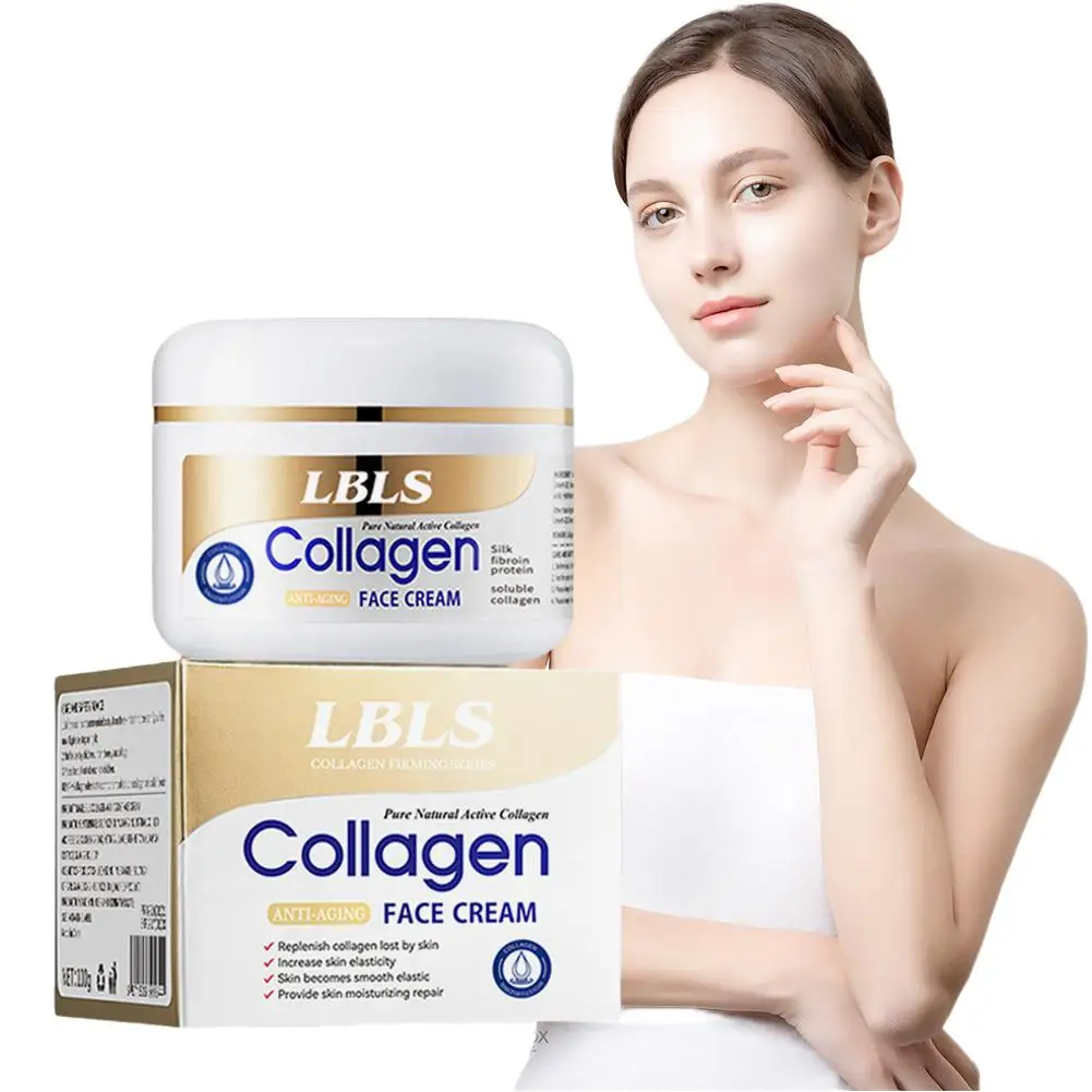 

100g Collagen Lifting Cream Face Hydrating Cream Skin Whitening Face Care Cream Moisturizing Anti Wrinkle M5S2