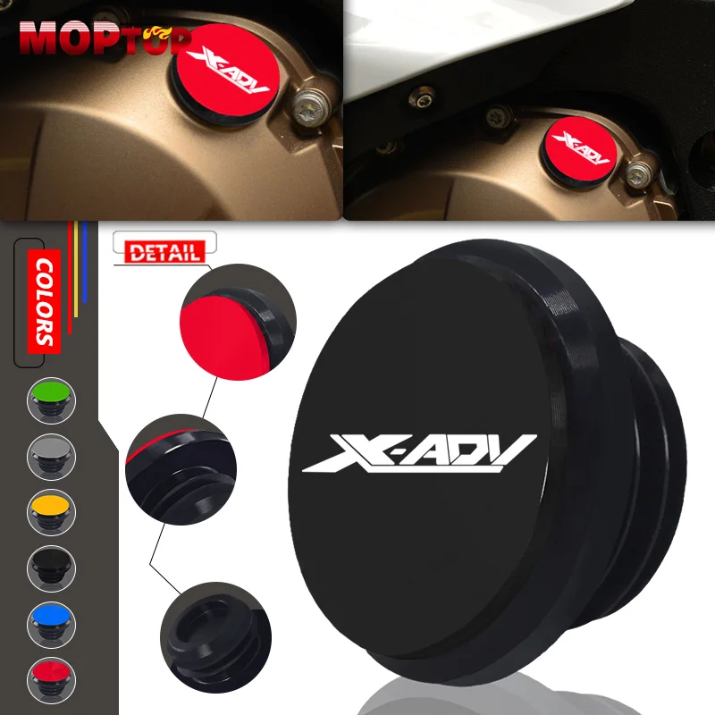 

M20*2.5 Oil Filler Cap For Honda X-ADV 750 XADV750 X ADV 750 2017-2023 Motorcycle CNC Engine Oil Filter Cover Screw Oil Plug Cap
