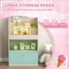Toy Storage Cabinet, Kids Bookcase Childrens Bookshelf, Gray 4