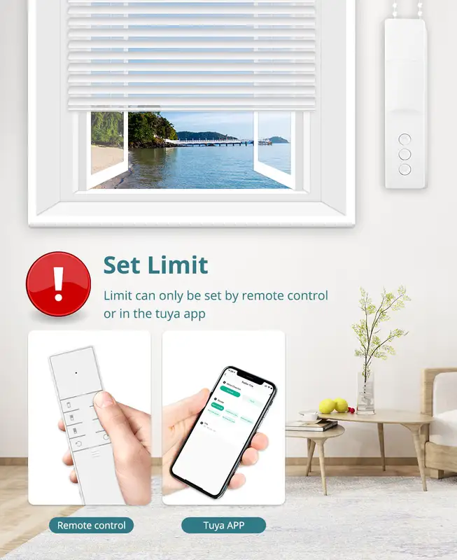 Zemismart Zigbee Smart Roller Shade Driver Electric Blinds Motor Power By Battery Works with Tuya Alexa Google Home Yandex Voice - Image 3