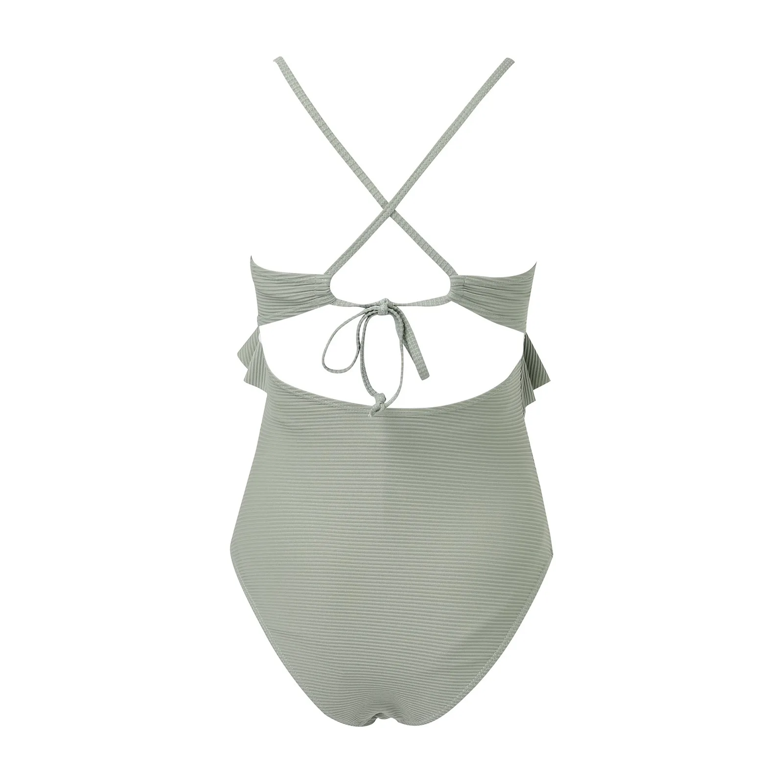 Summer Maternity Swimwear Women Ribbed Ruffle One Piece Swimsuit Beach Sexy Push Up Bathing Suit Pregnancy Bikini Beachwear Swim