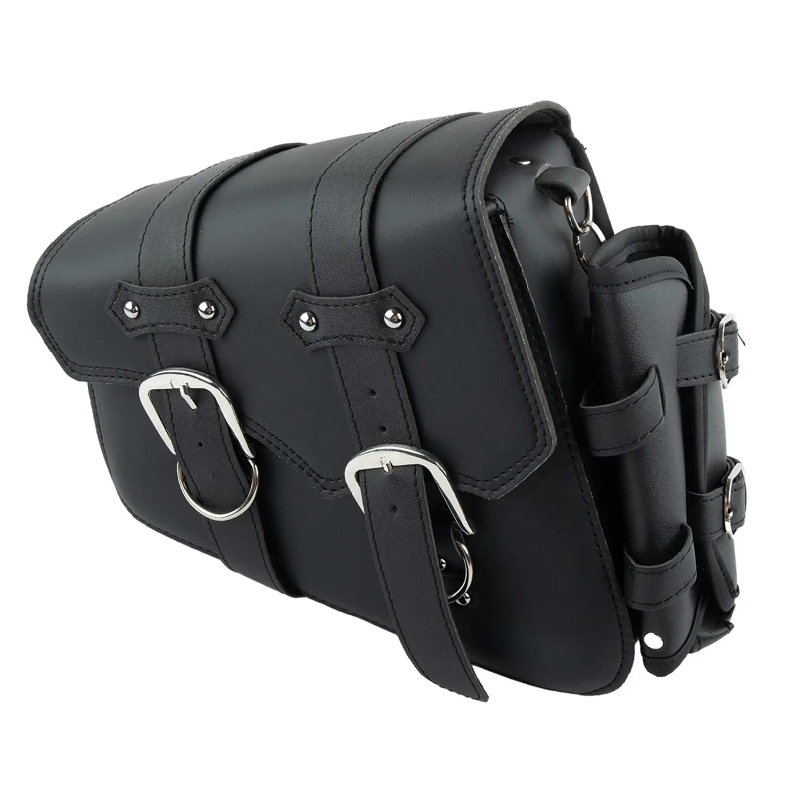 

Saddlebag Stylish and Practical PU Left Saddlebag for Harley Sportster XL 883 1200 48 72 Side Storage Included