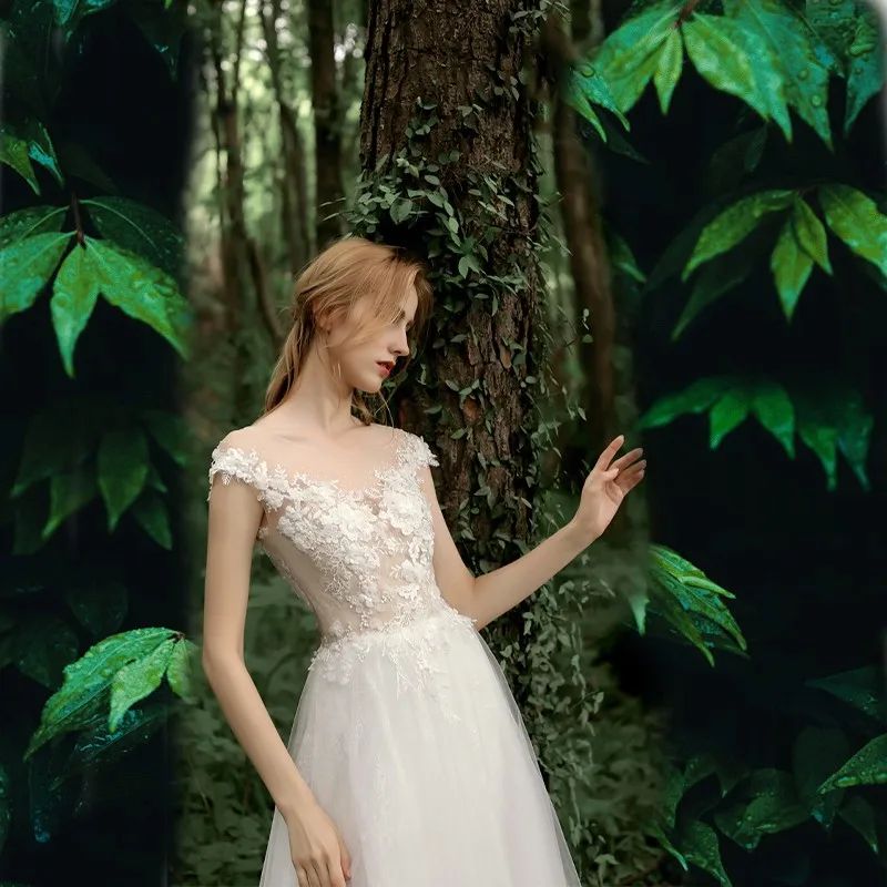 

Женское кружевное платье It's yiiya, белое платье с открытыми плечами и V-образным вырезом на лето 2019