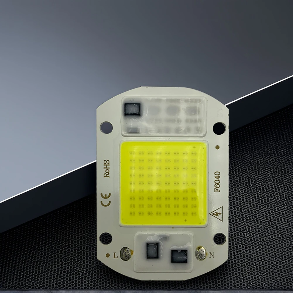 6Pcs LED COB Lamp Bead DIY Flood Light Compact Outdoor Chip Lamp Portable Smart IC Driver Spotlight for Camping Hiking
