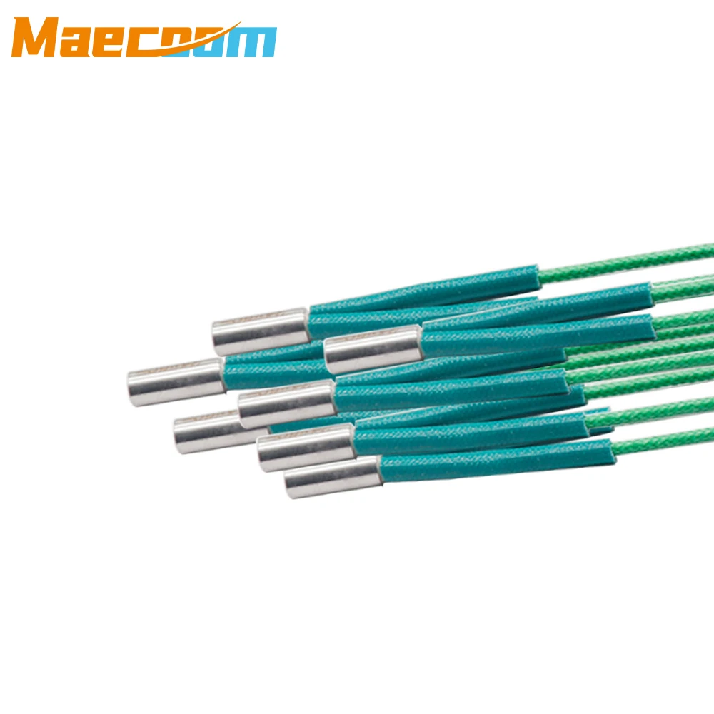 2/5/10pcs 3D 프린터 카트리지 히터 녹색 고전력 24V 65W Φ6×15mm Voron 0.1/1.8/2.4 3D 프린터 부품용 가열 튜브 막대