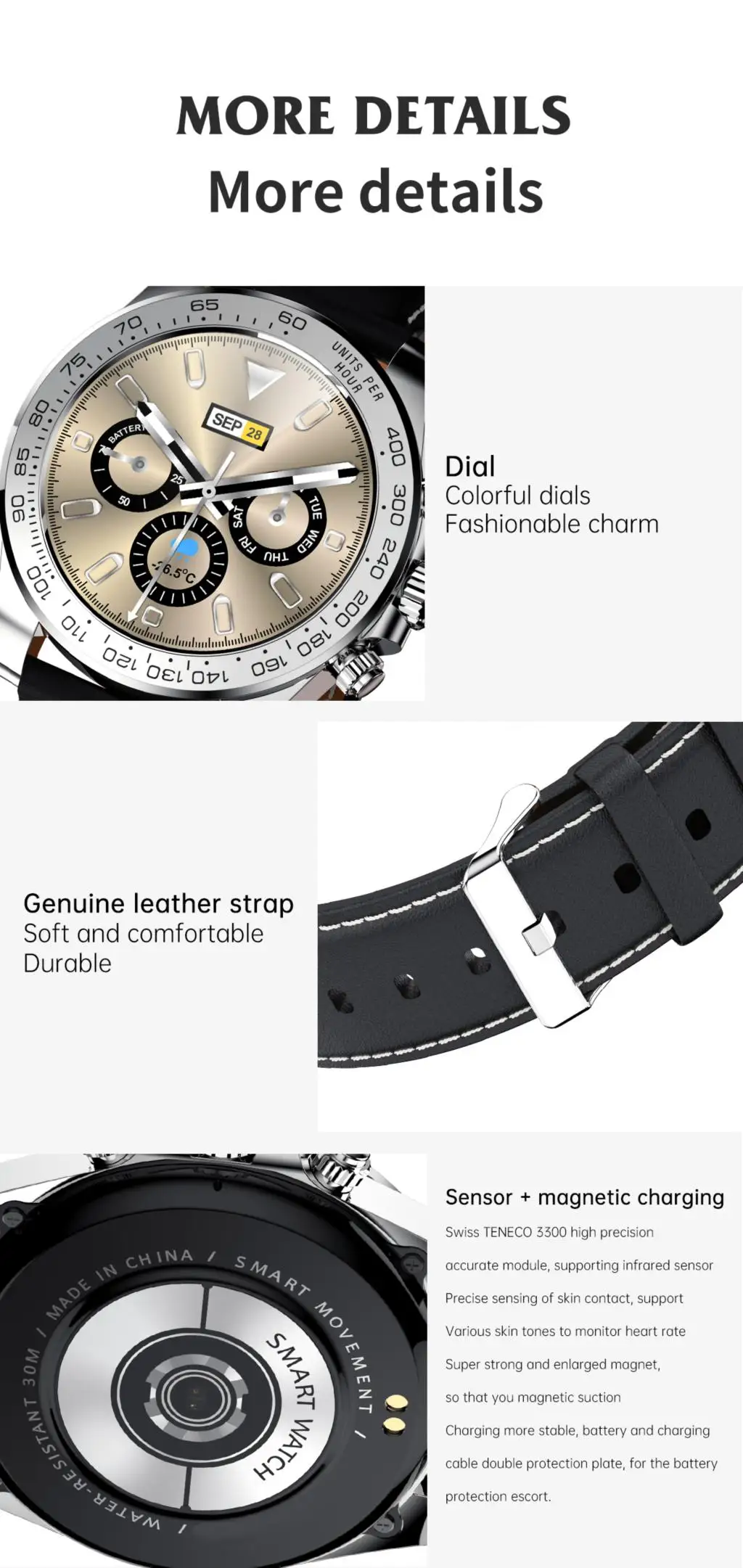 GAINBANG AW13 Smart Watch Bluetooth Call Answer Music Play Men Business Sport Smartwatch DIY Dials Heart Rate Monitor Wristwatch