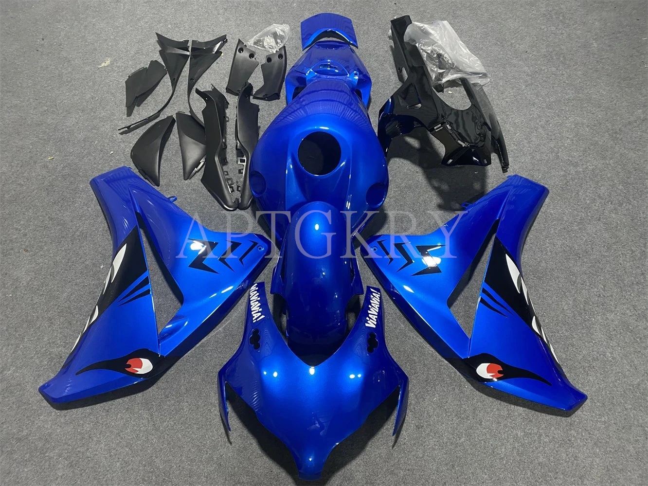 

Высококачественный новый комплект обтекателей ABS Подходит для Honda CBR1000RR 2008 2009 2010 2011 синий на заказ