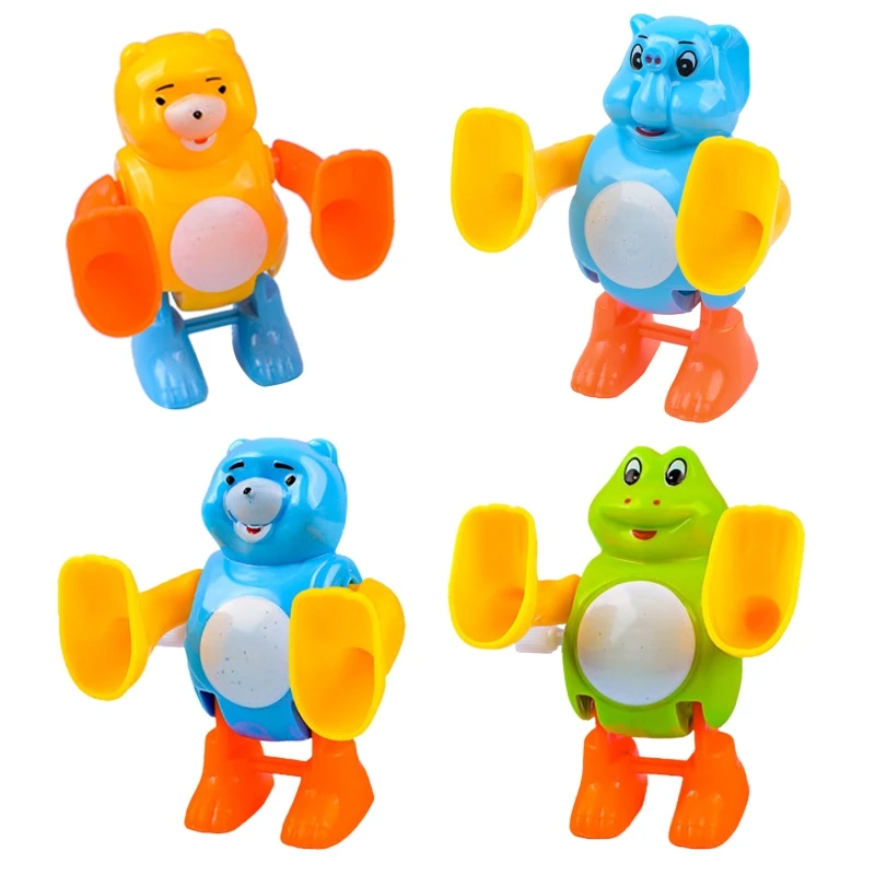 Tumbling Windup Animal Toy Spring Winding Toy Souvenir Figurine Xmas Gift Nostalgic Gag Table Home Ornament Decorations