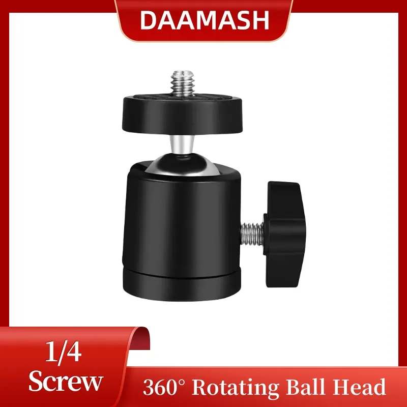 360&deg; Rotatable Mini Ball Head with Universal 1/4 Screw Hole Camera Adapter for DSLR DV Monopod Holder tripod ball head,cold shoe ball head