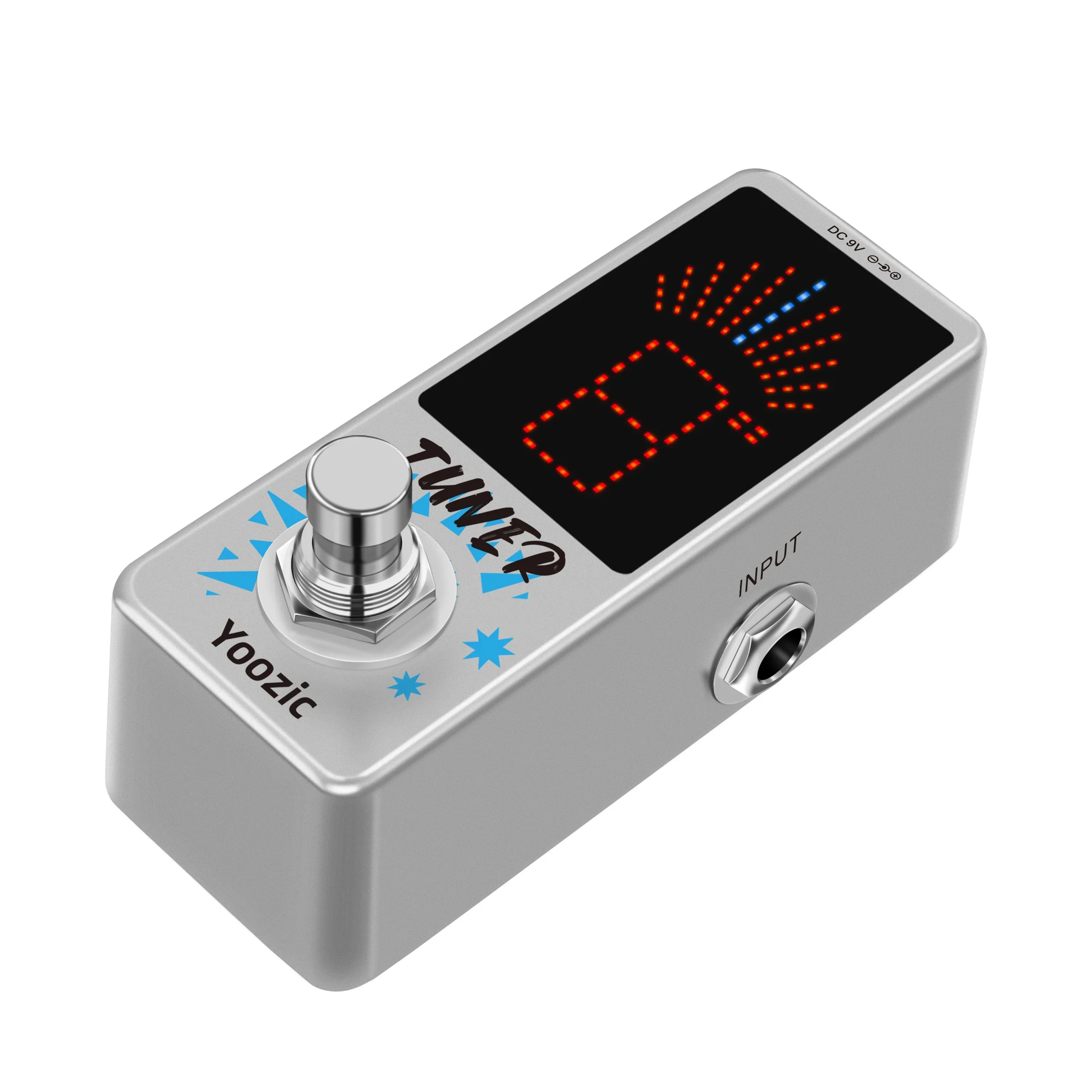 Yoozic Guitar Tuning Pedal Chromatic Guitar Tuning High Precision Pitch Indicator For Guitar Bass True Bypass LT-910
